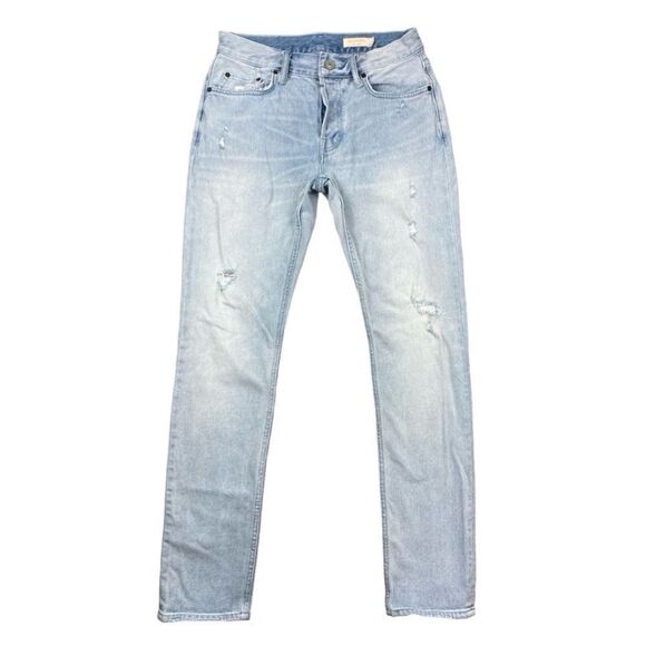 All Saints Other - All saints Rex light wash skinny jeans with slight distressing